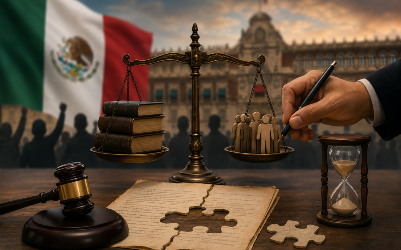El Gobierno mexicano plantea corregir la reforma judicial