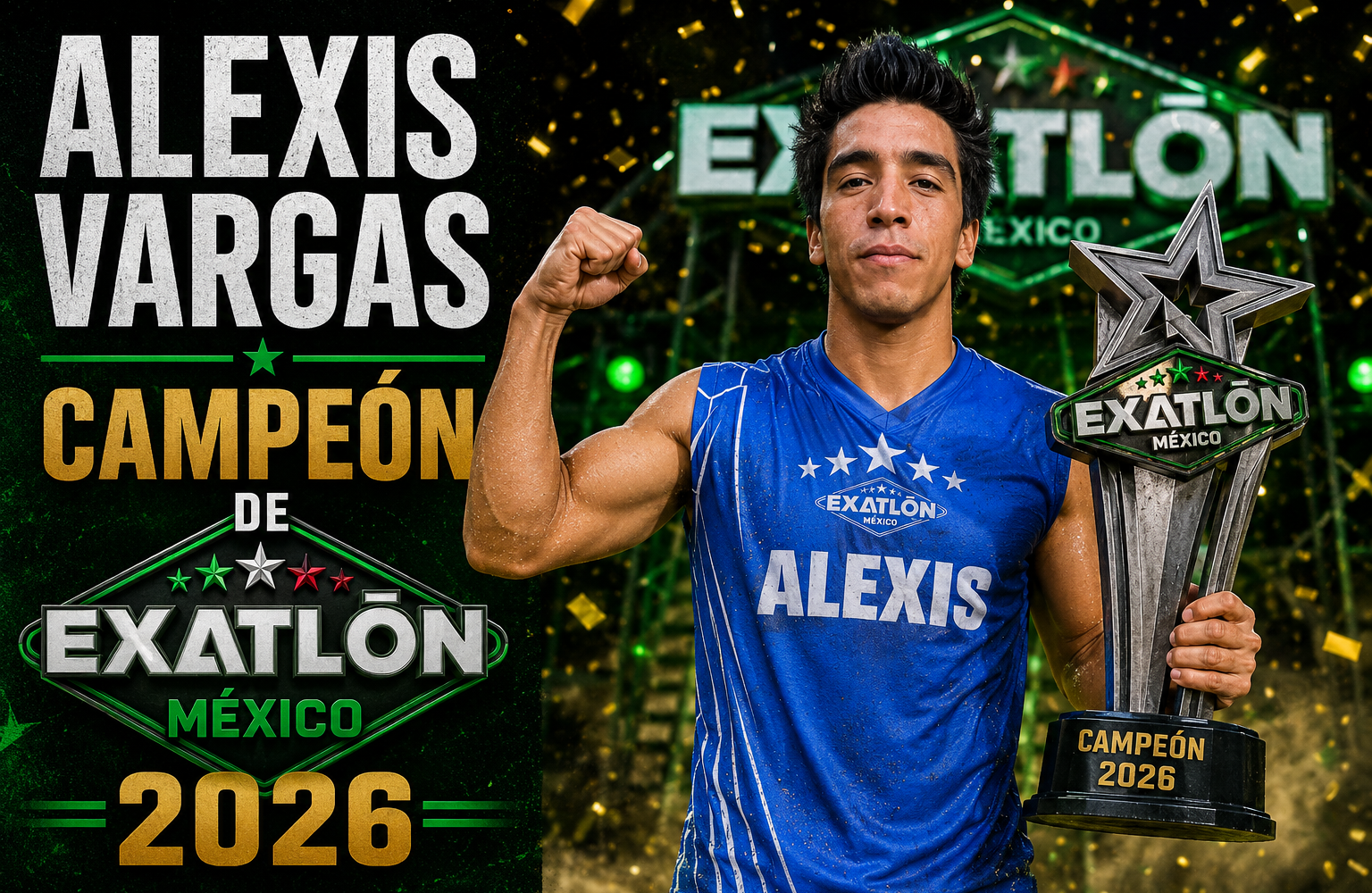 Alexis Vargas campeón de Exatlón México 2026