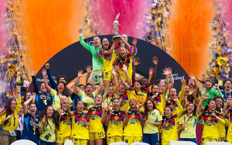América se corona campeón de la Liga MX Femenil tras golear a Rayadas de Monterrey
