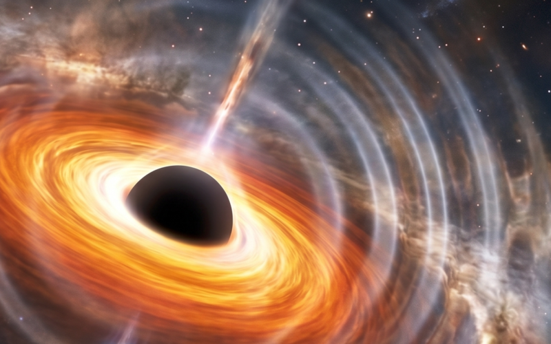 Los agujeros negros emiten un ‘zumbido colectivo’ que podría ser la clave para entender la expansión del universo