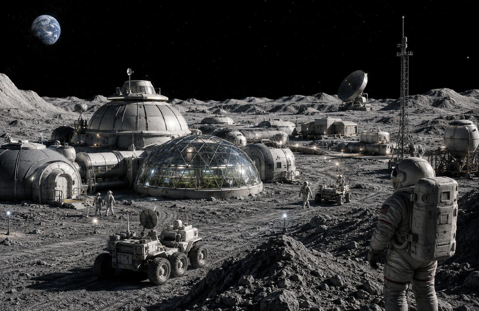 La NASA abre la puerta a Jeff Bezos para construir la primera base permanente en la Luna