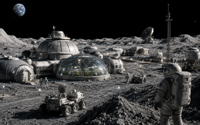 La NASA abre la puerta a Jeff Bezos para construir la primera base permanente en la Luna