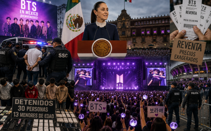 BTS en México: de asunto de Estado a detenciones por reventa ilegal de boletos