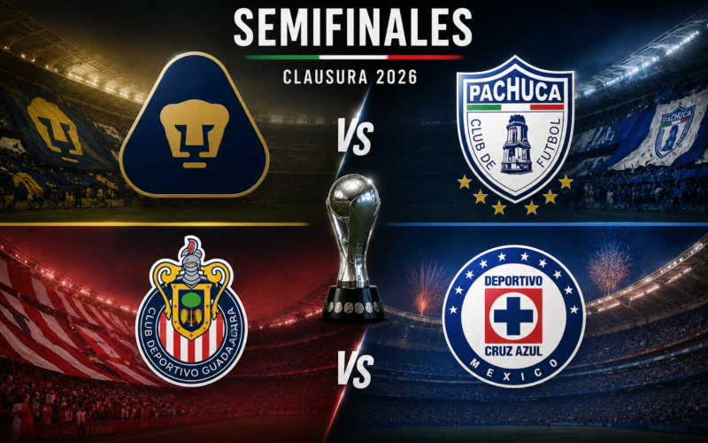 Definidos los horarios y sedes de las semifinales de la Liga MX: Cruz Azul regresa al Azteca y Chivas cambia de estadio