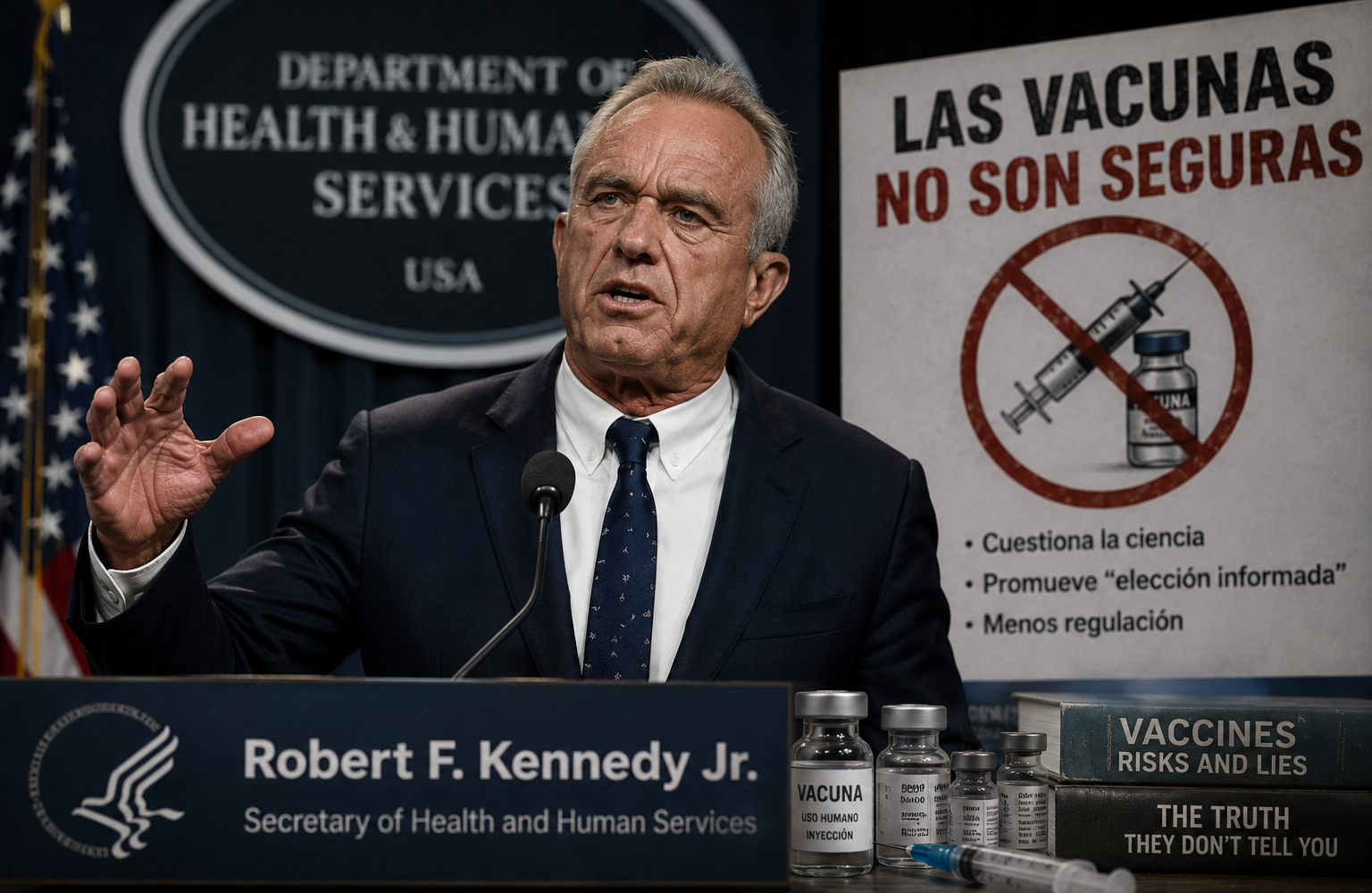 Robert Kennedy Jr. mantiene su ofensiva contra las vacunas desde el Departamento de Salud de EE.UU.
