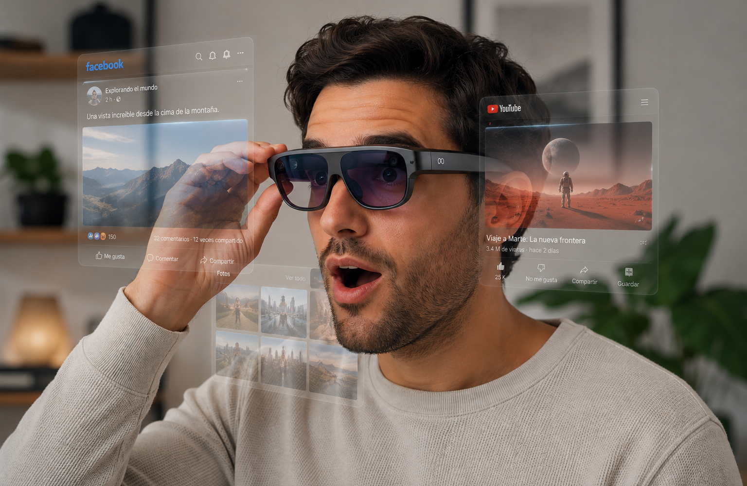 Zuckerberg predice el fin de los smartphones: las gafas inteligentes los reemplazarán antes de 2030