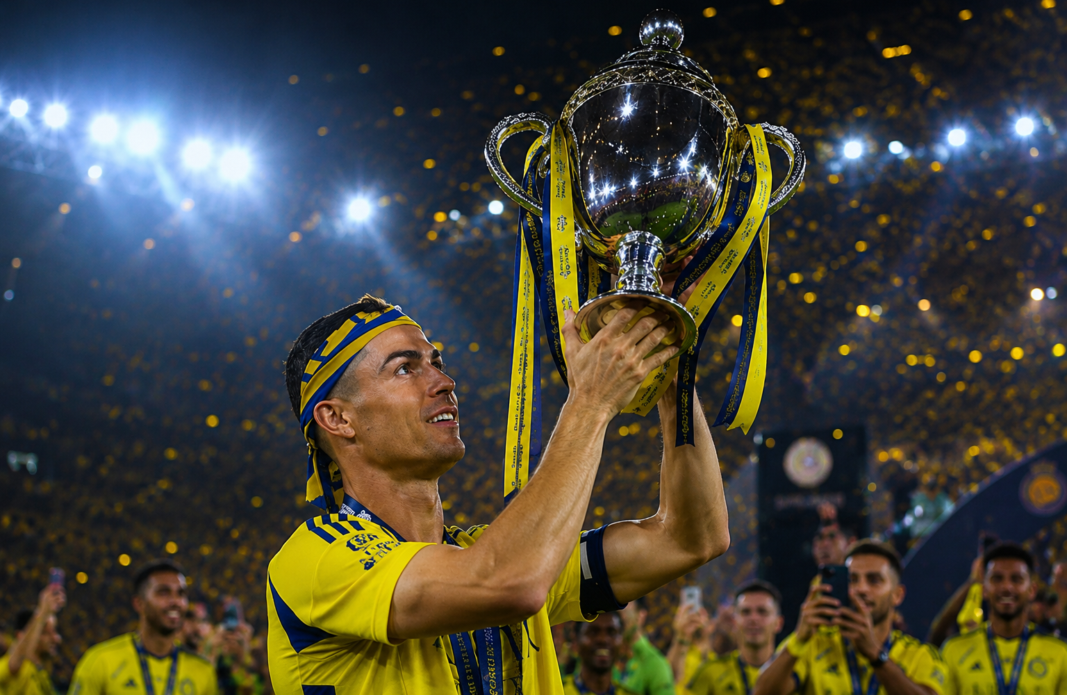 El llanto del rey: Cristiano rompe la maldición y es campeón con el Al-Nassr