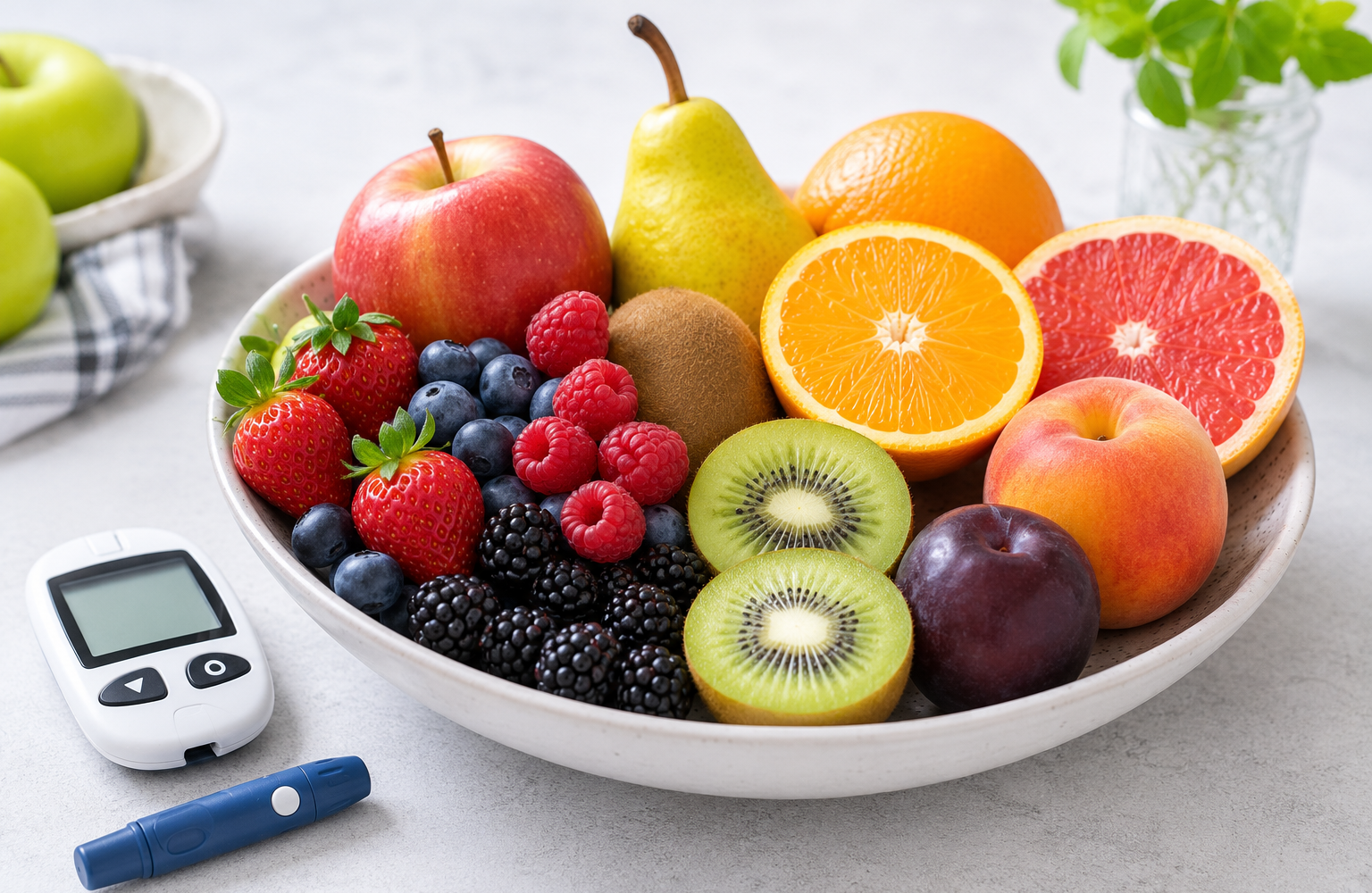 Frutas recomendadas para personas con diabetes: cuáles elegir y en qué cantidades