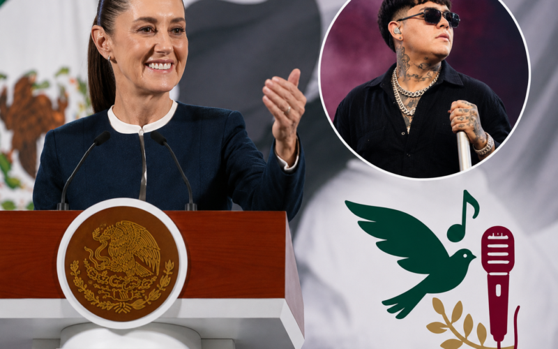 Sheinbaum invita a Junior H a ‘México Canta’ tras su actuación con un narcocorrido de ‘El Azul’ en Jalisco