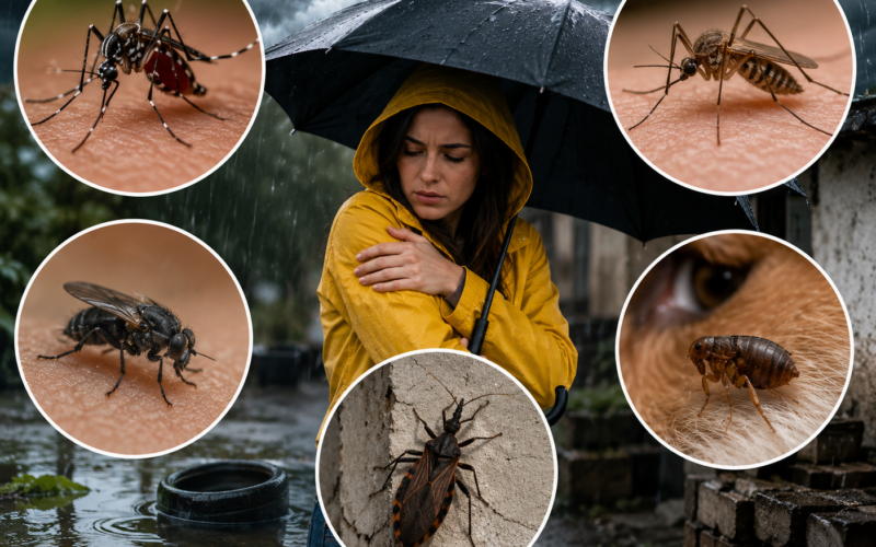 Temporada de lluvias en México: los cinco insectos más peligrosos que debes vigilar y cómo protegerte