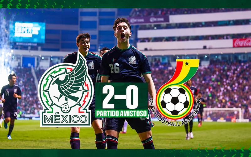 México arranca el camino al Mundial con autoridad: 2-0 sobre Ghana en Puebla