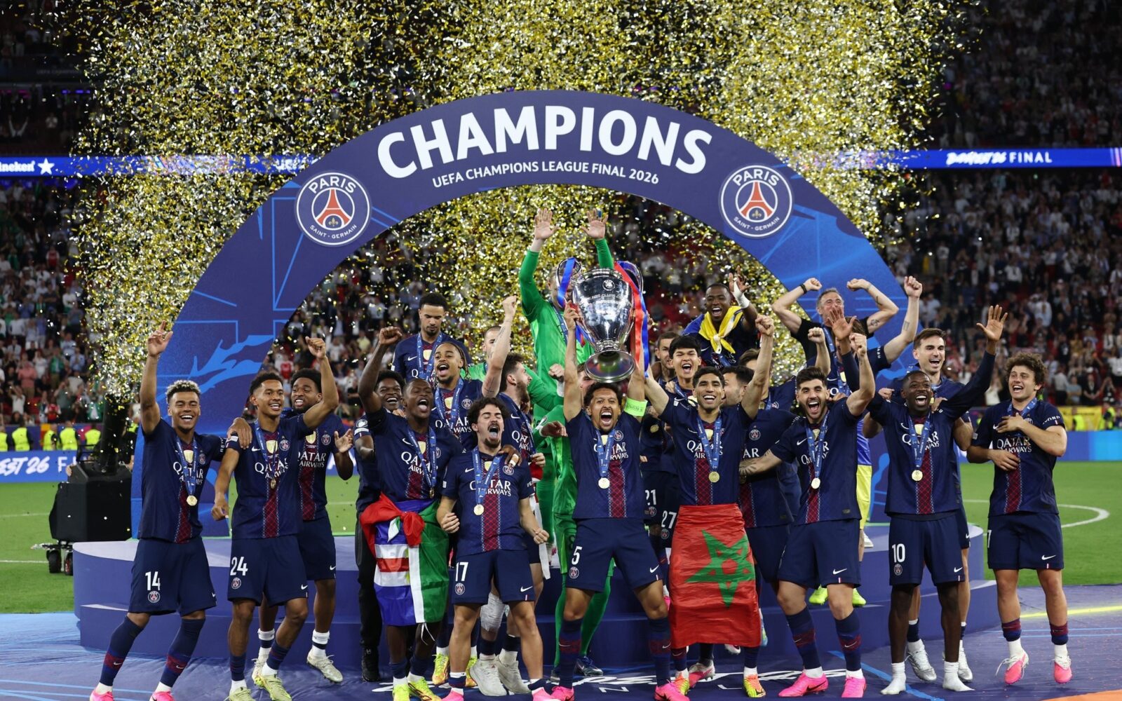El PSG se corona bicampeón de la Champions League
