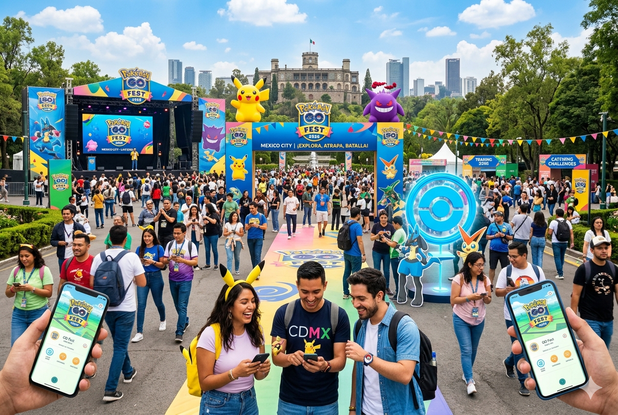 El Pokémon GO Fest 2026 Global será gratuito, incluirá a México