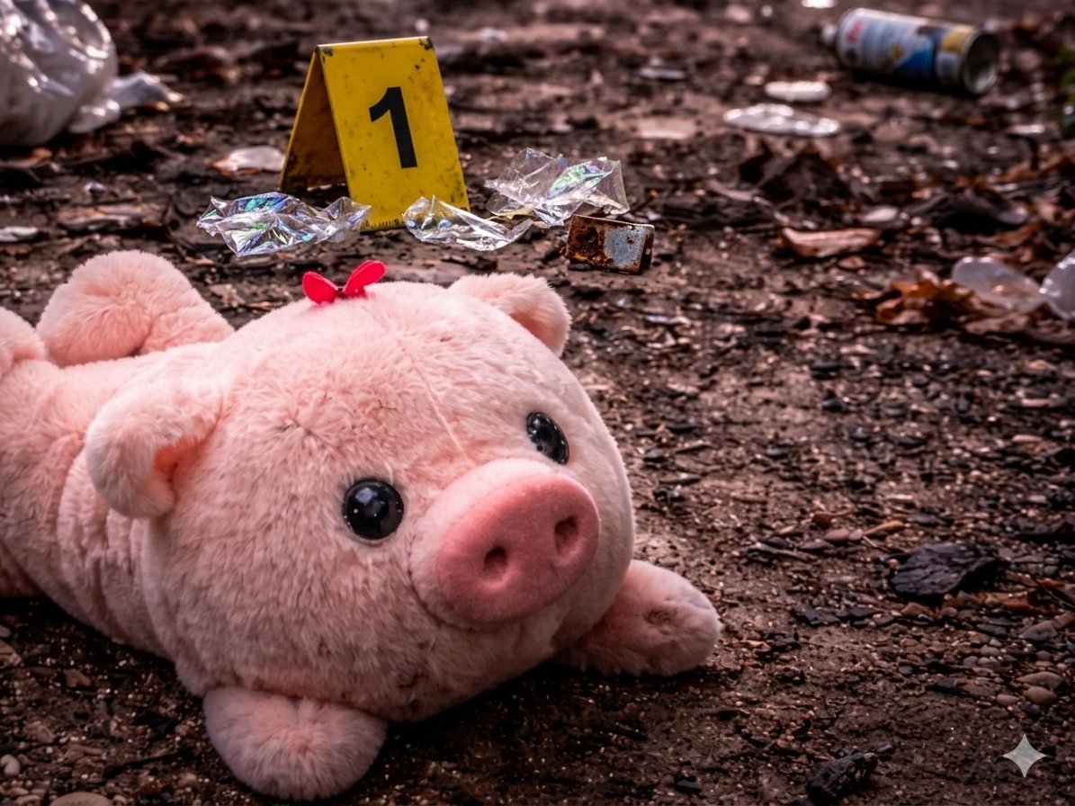 El ‘cerdito rosa’ de peluche que aparece en escenas del crimen de Culiacán