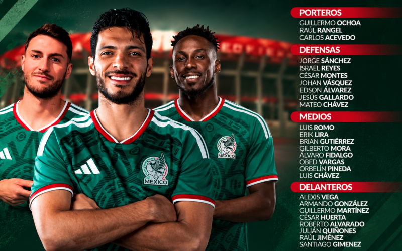 Javier Aguirre ya tiene a sus 26 convocados para el Mundial 2026