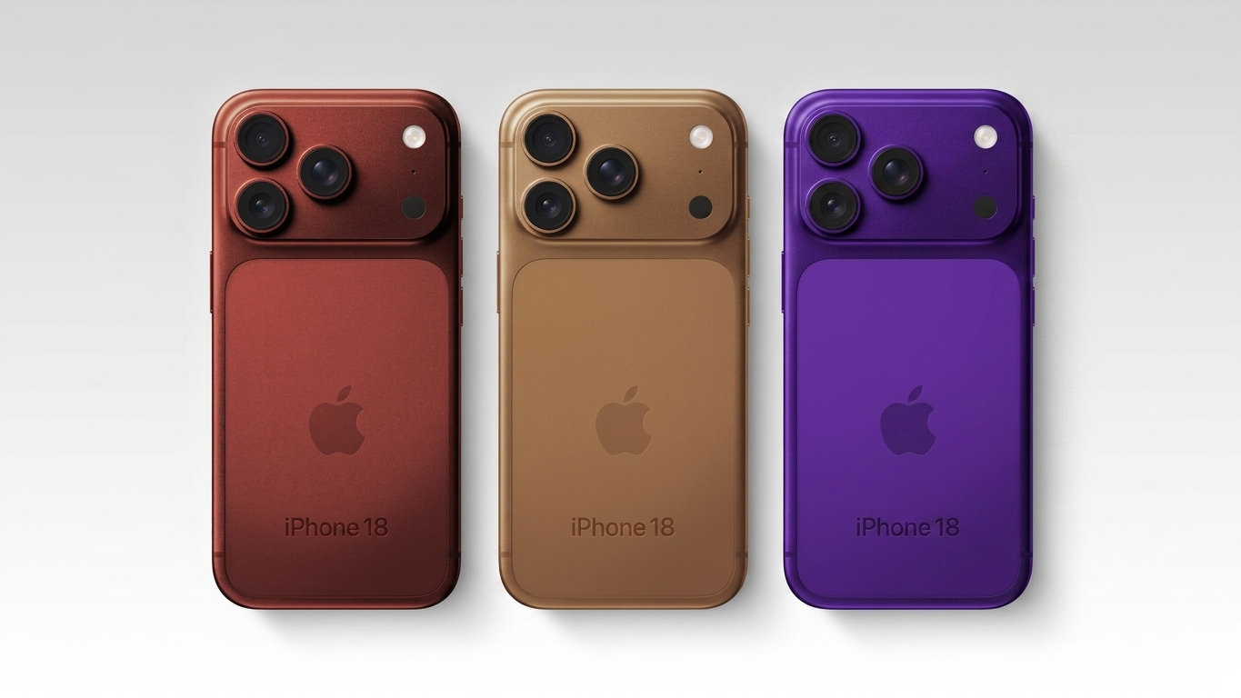 Se filtran los colores del iPhone 18 Pro