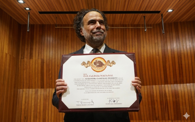 Alejandro González Iñárritu, el primer cineasta miembro de El Colegio Nacional