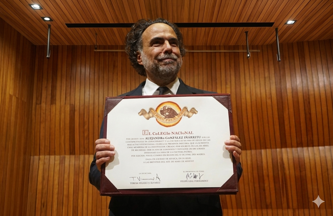 Alejandro González Iñárritu, el primer cineasta miembro de El Colegio Nacional