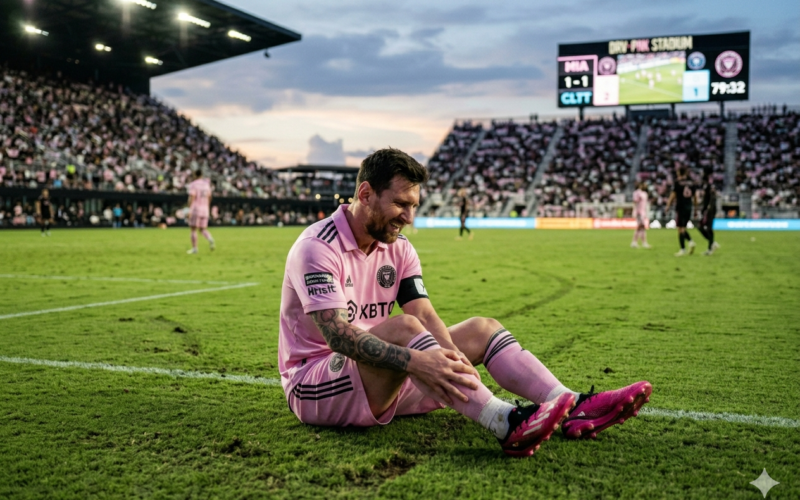 Alarma en Argentina: Messi sale lesionado en la MLS a tres semanas del Mundial