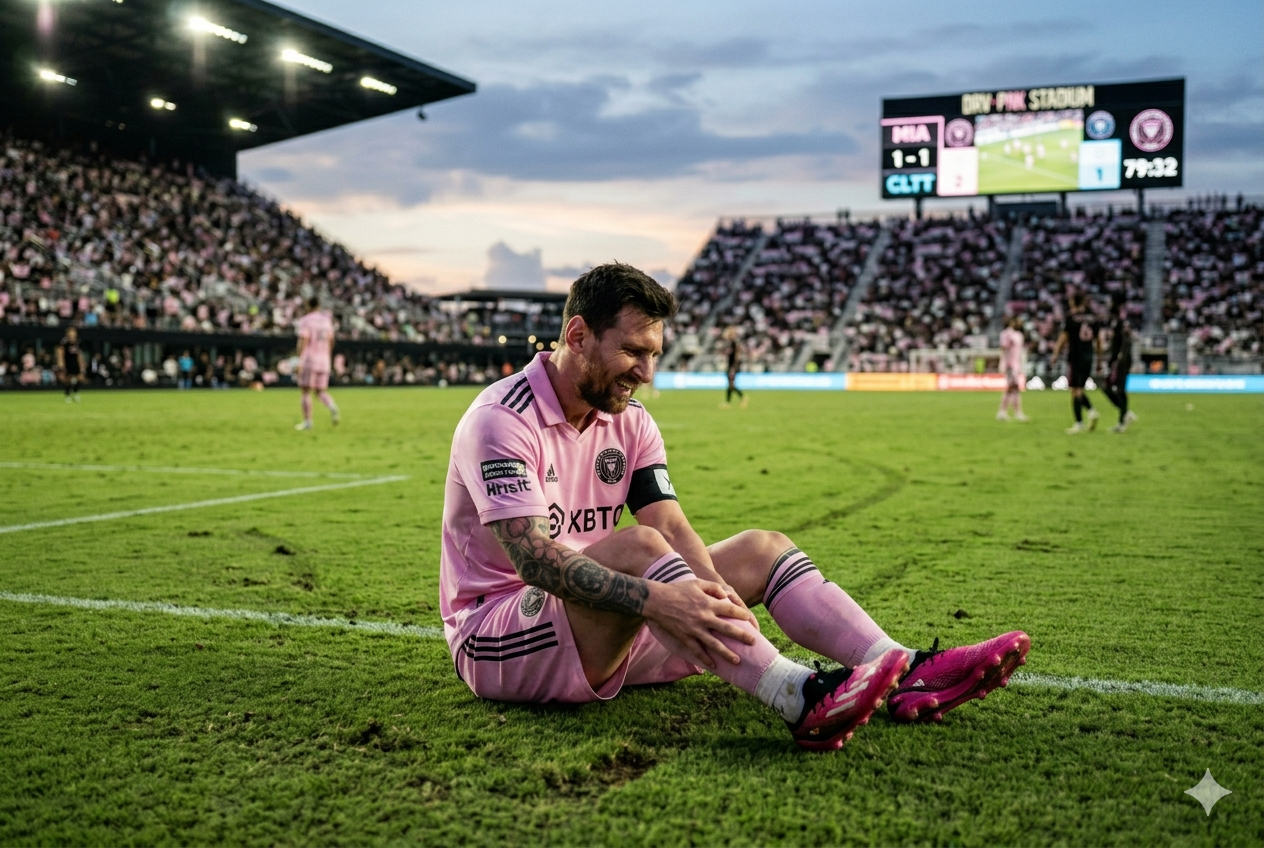 Alarma en Argentina: Messi sale lesionado en la MLS a tres semanas del Mundial