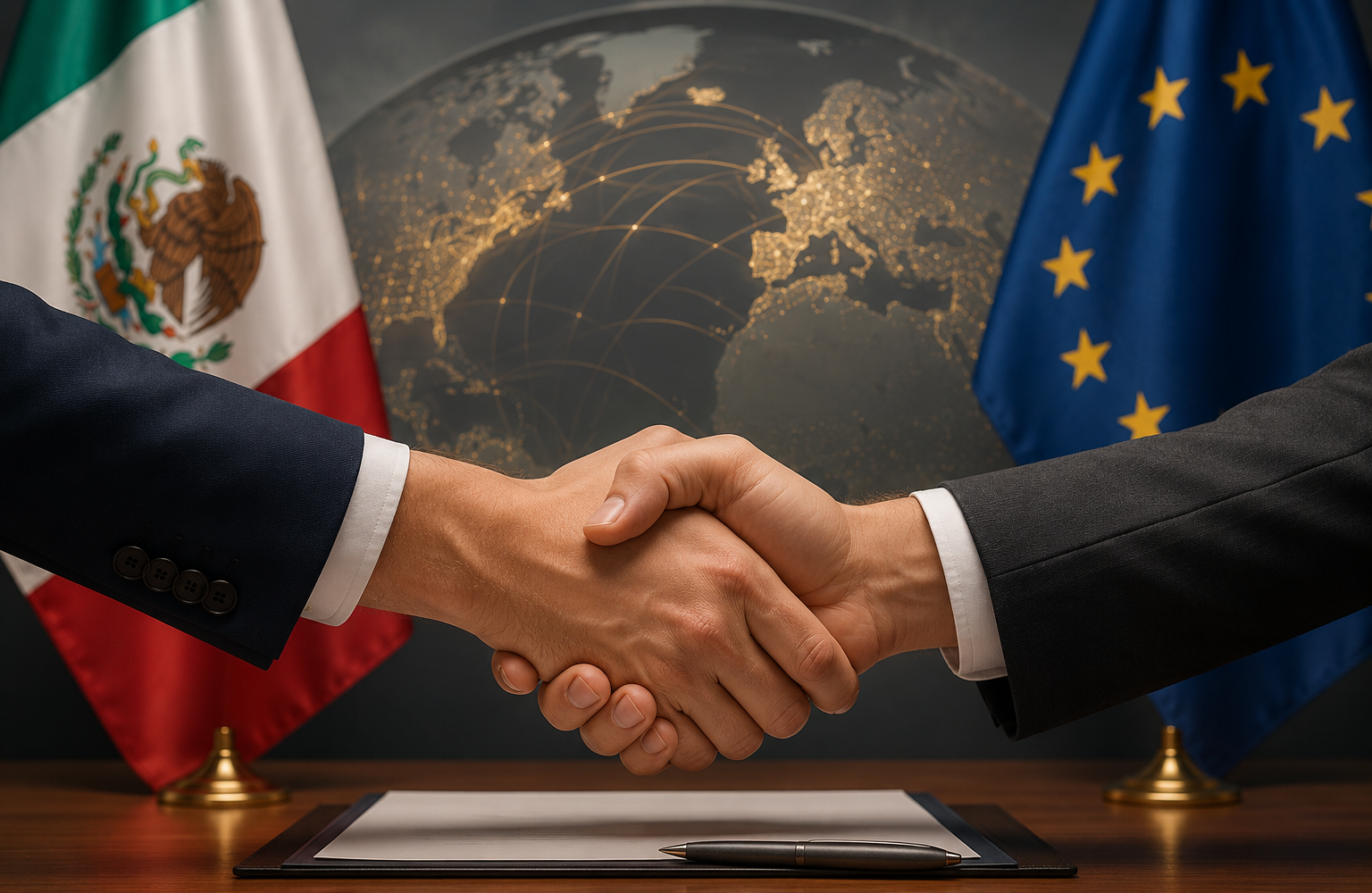 México y la Unión Europea firman el Acuerdo Global Modernizado con una inversión de 5,000 millones de euros