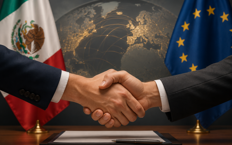 México y la Unión Europea firman el Acuerdo Global Modernizado con una inversión de 5,000 millones de euros