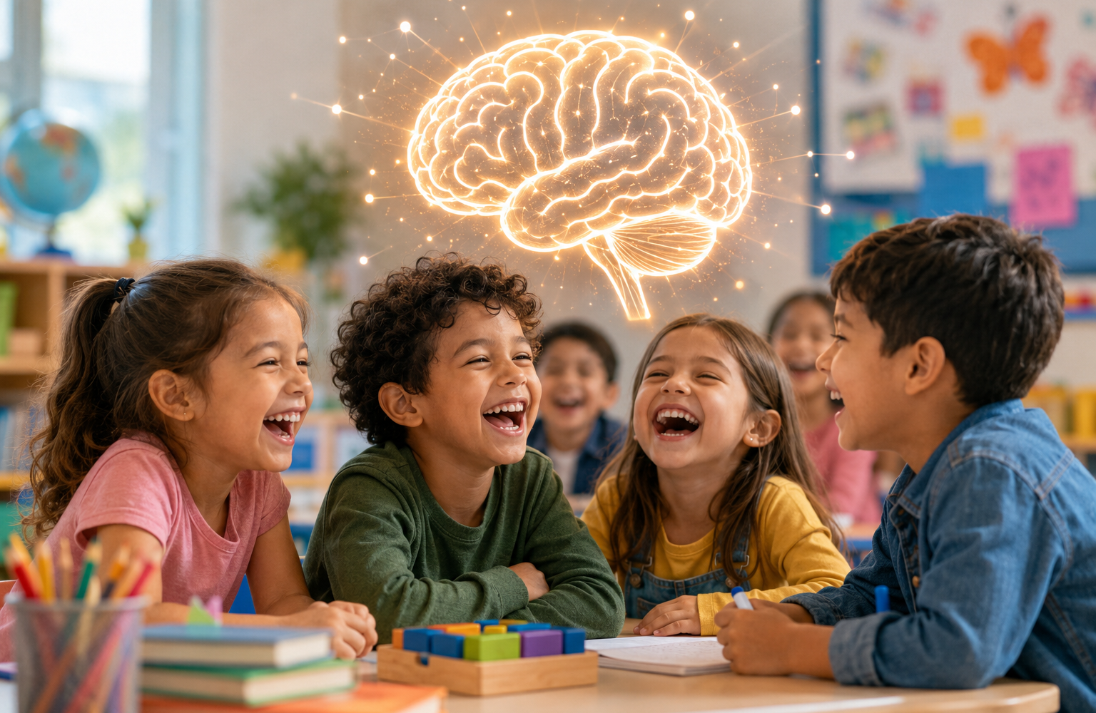 La risa en los niños es una poderosa herramienta para el aprendizaje y el desarrollo cerebral