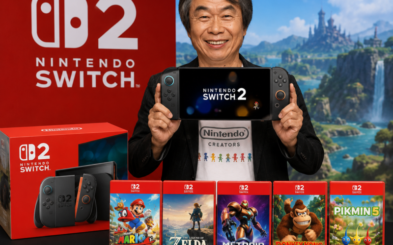 Miyamoto insinúa que hay un nuevo juego de Mario en desarrollo para Nintendo Switch 2