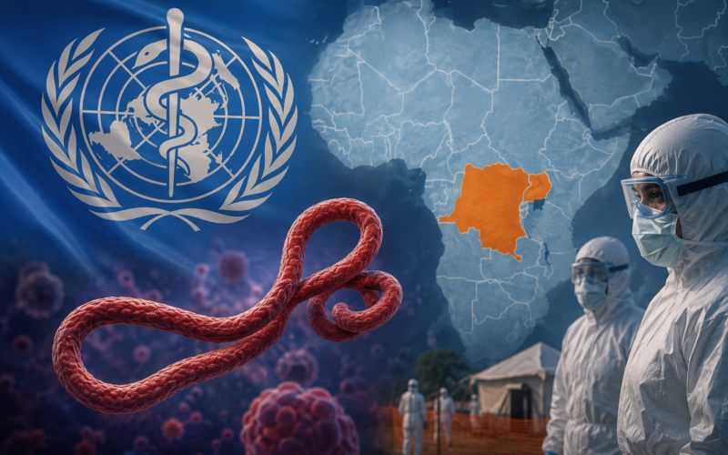 La OMS declara emergencia sanitaria internacional por el brote de ébola en la República Democrática del Congo y Uganda
