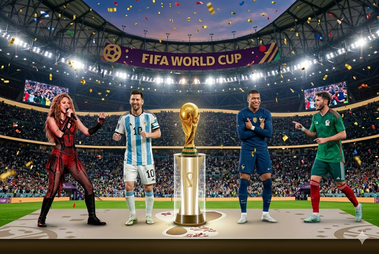 Shakira lanza ‘Dai Dai’, el himno oficial del Mundial 2026 con Messi, Mbappé y Santiago Giménez