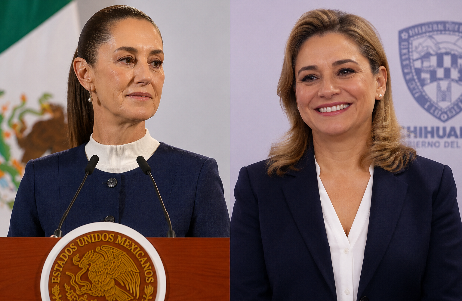 Sheinbaum acusa de inconsistencia a la gobernadora de Chihuahua