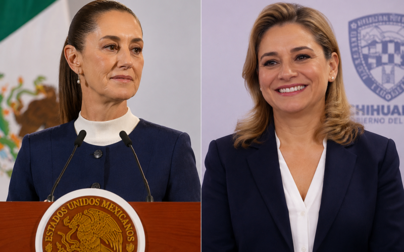 Sheinbaum acusa de inconsistencia a la gobernadora de Chihuahua