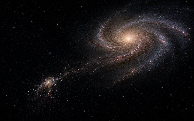 Descubren ‘Loki’, la galaxia devorada que completa el rompecabezas de la formación de la Vía Láctea