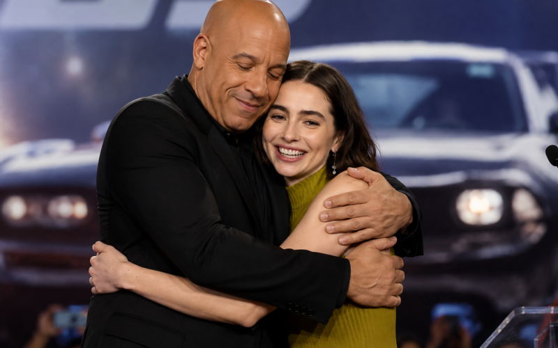 Vin Diesel abraza a la hija de Paul Walker en el emotivo homenaje a ‘A todo gas’