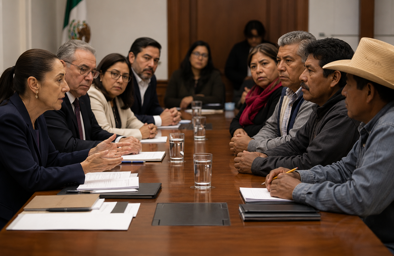 Gobierno propone a la CNTE crear una aseguradora pública para garantizar el pago de pensiones