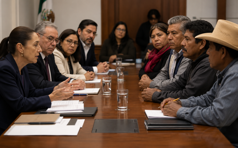 Gobierno propone a la CNTE crear una aseguradora pública para garantizar el pago de pensiones
