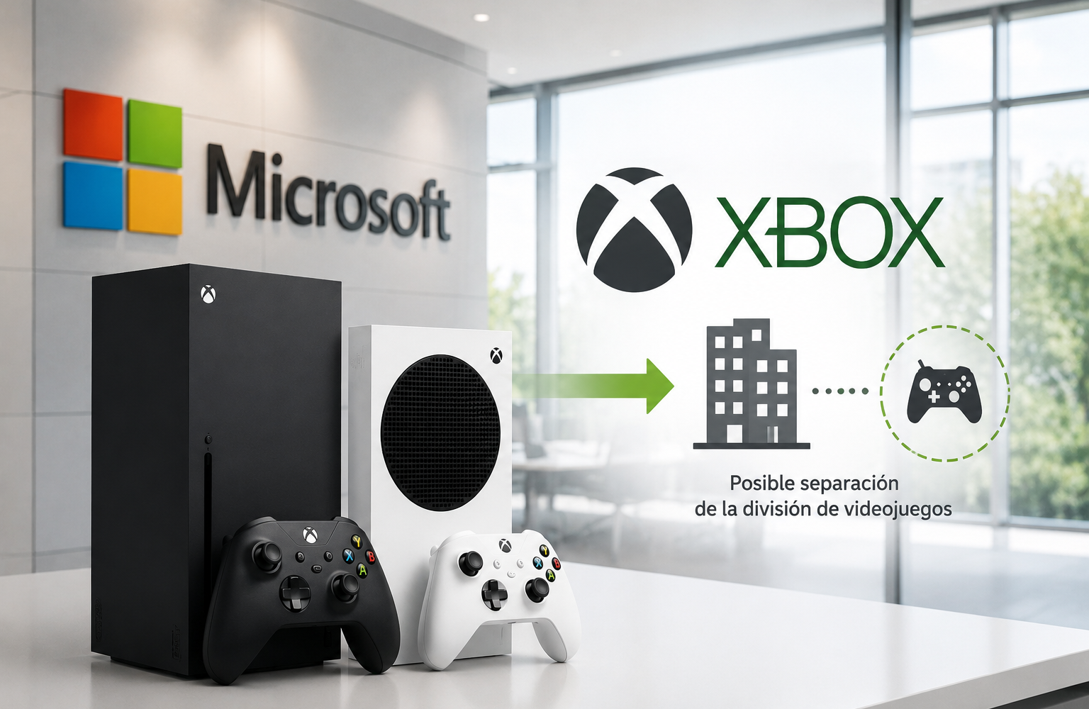 Microsoft analiza la posibilidad de vender Xbox y separar la división de videojuegos