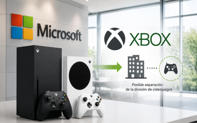 Microsoft analiza la posibilidad de vender Xbox y separar la división de videojuegos